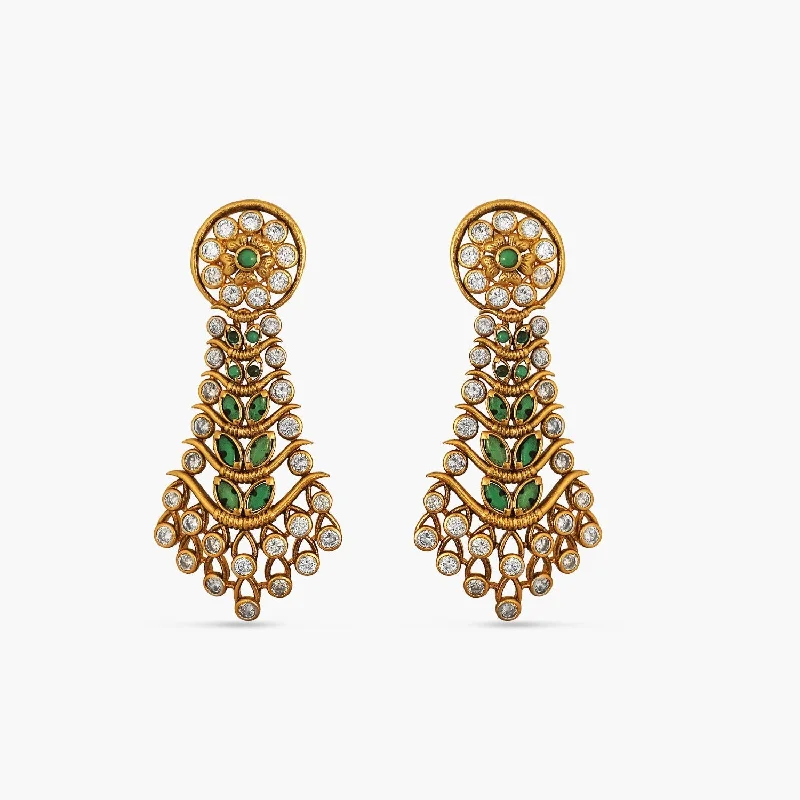 Drop Earrings with Polished Shine -Shuchi Antique Earrings