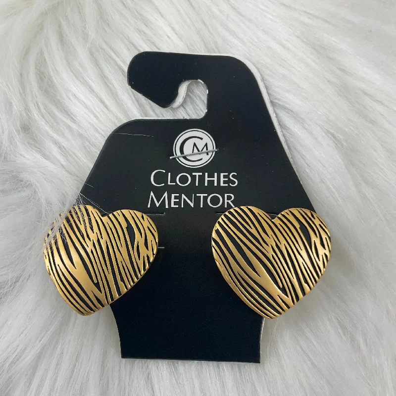 Push Back Drop Earrings for Convenience -Earrings Dangle/drop By Clothes Mentor