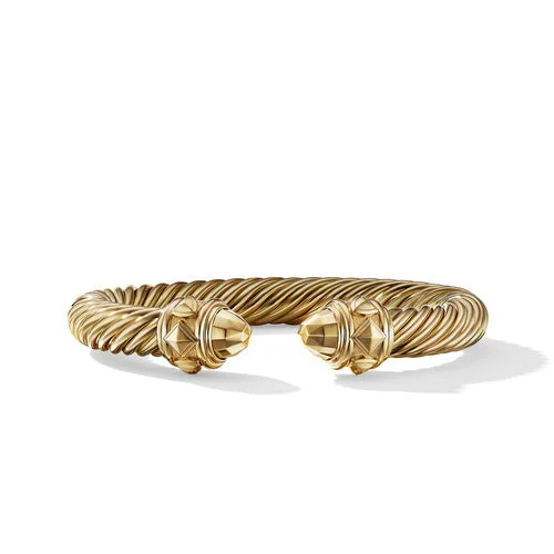 Bracelets with open cuff for easy wear -Renaissance Bracelet in 18K Yellow Gold