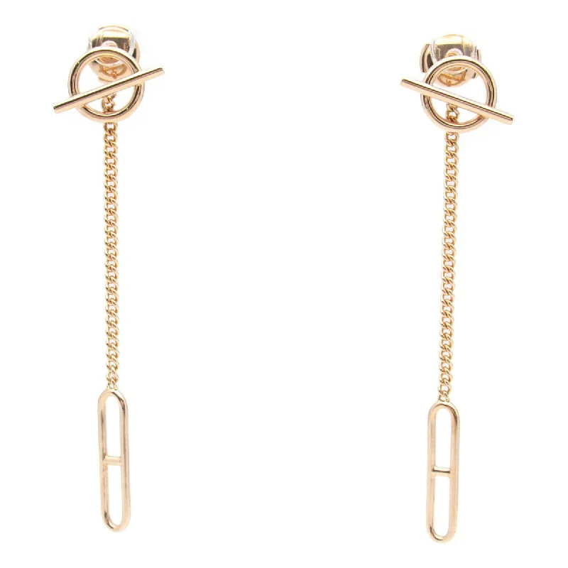 Drop Earrings for Gym Workout -Hermes pink  (18K) Drop Earrings (Pre-Owned)