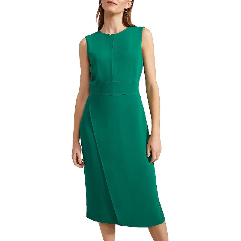 Buttoned Dresses for Stylish -Hobbs Womens Maura Office Business Wear To Work Dress