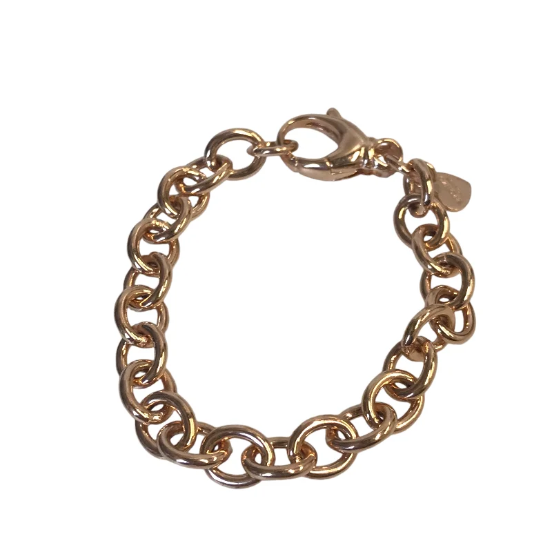 Bracelets with leather wrap for edgy look -Bracelet Chain In Bronze