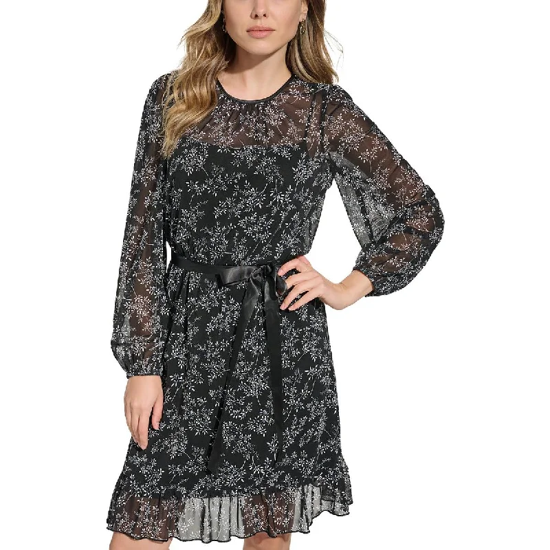 Lace Dresses for Delicate -Jessica Howard Womens Printed Short Mini Dress