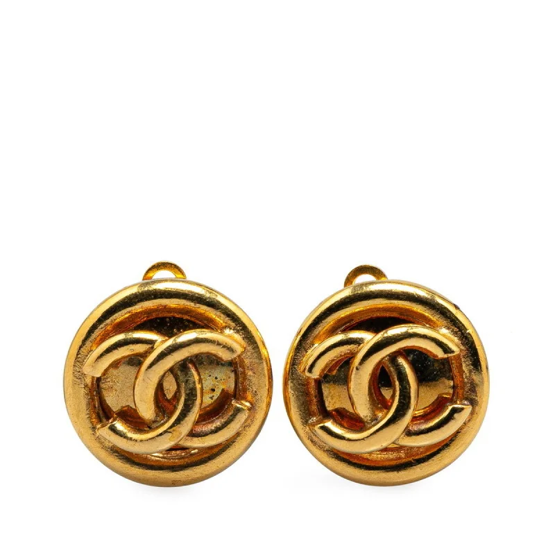 Heart Shaped Drop Earrings for Love -Chanel  Clip Earrings (Pre-Owned)