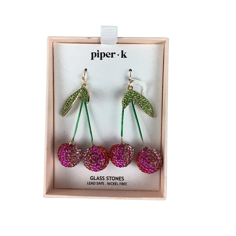 Punk Drop Earrings with Spikes -Earrings Dangle/drop By Clothes Mentor