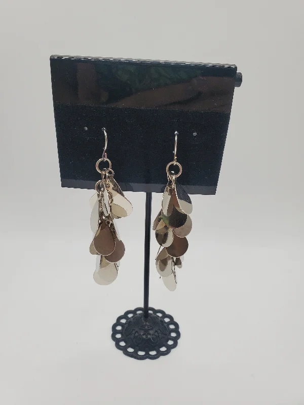 Bohemian Drop Earrings with Tassels -Earrings Dangle/drop By Clothes Mentor, Size: 1