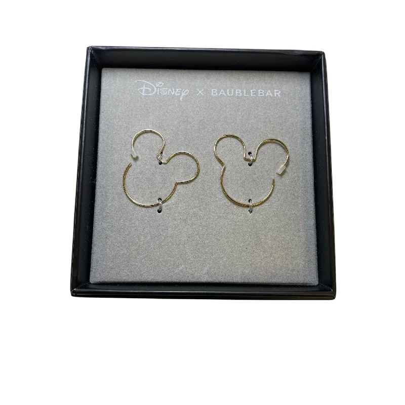 Contemporary Drop Earrings for Fashion -Earrings Dangle/Drop By Disney Store In Gold