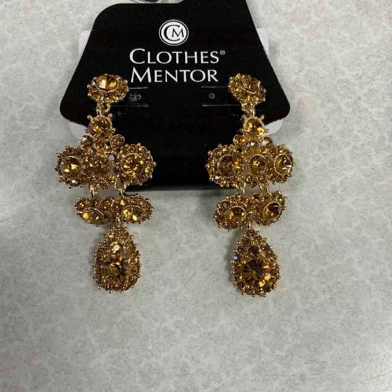 Drop Earrings with Debossed Designs -Earrings Dangle/drop By Clothes Mentor