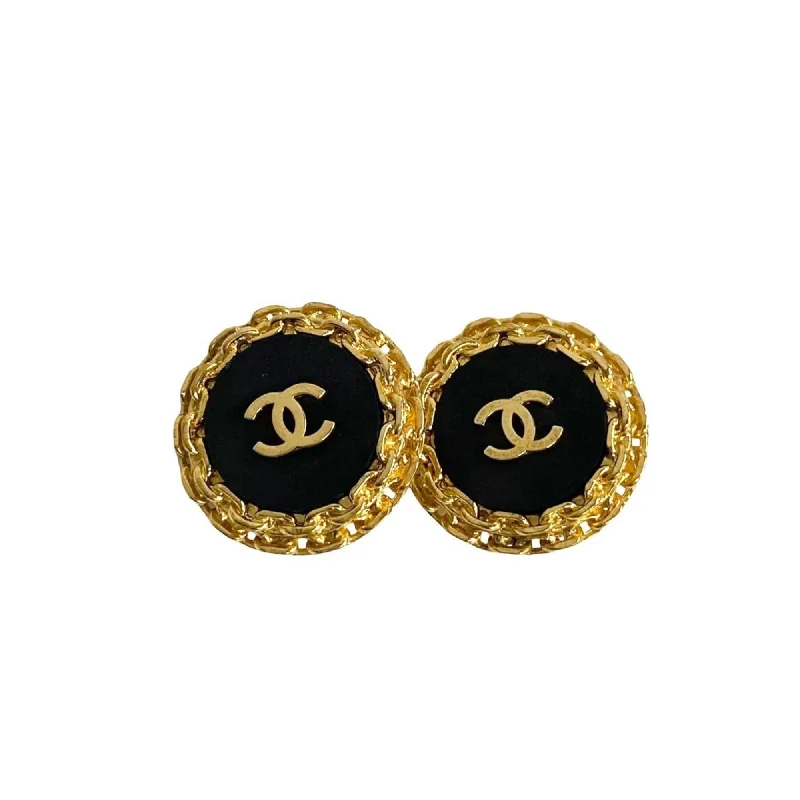 Screw Back Drop Earrings for Security -Chanel   Plating Clip Earrings (Pre-Owned)