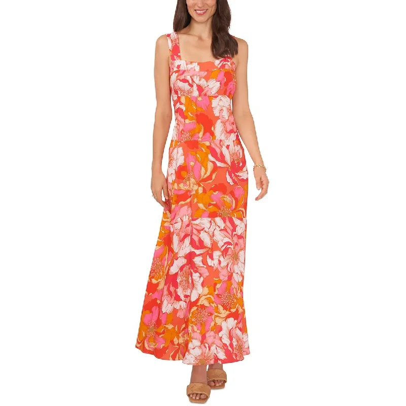 Sundress Dresses for Sunny -Vince Camuto Womens Floral Print Long Maxi Dress