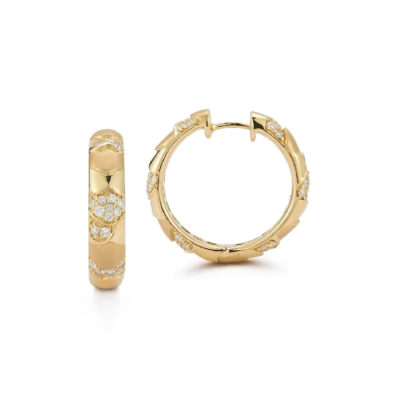 Best hoop earrings with minimal embellishments for a sleek and modern look-Aegean Hoop Earrings