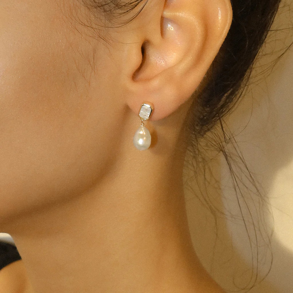 Best hoop earrings with baroque pearls for a luxurious and elegant vibe-Baroque Petite Drop