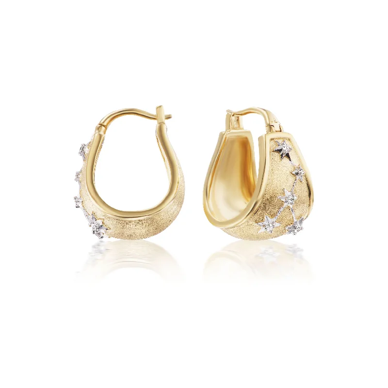 Best hoop earrings with baroque pearls for a luxurious and elegant vibe-Constellation Hoop Earrings