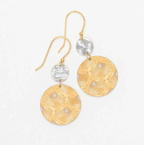 Hoop earrings with dangling charms for a playful and fun look-'Danica' Earrings