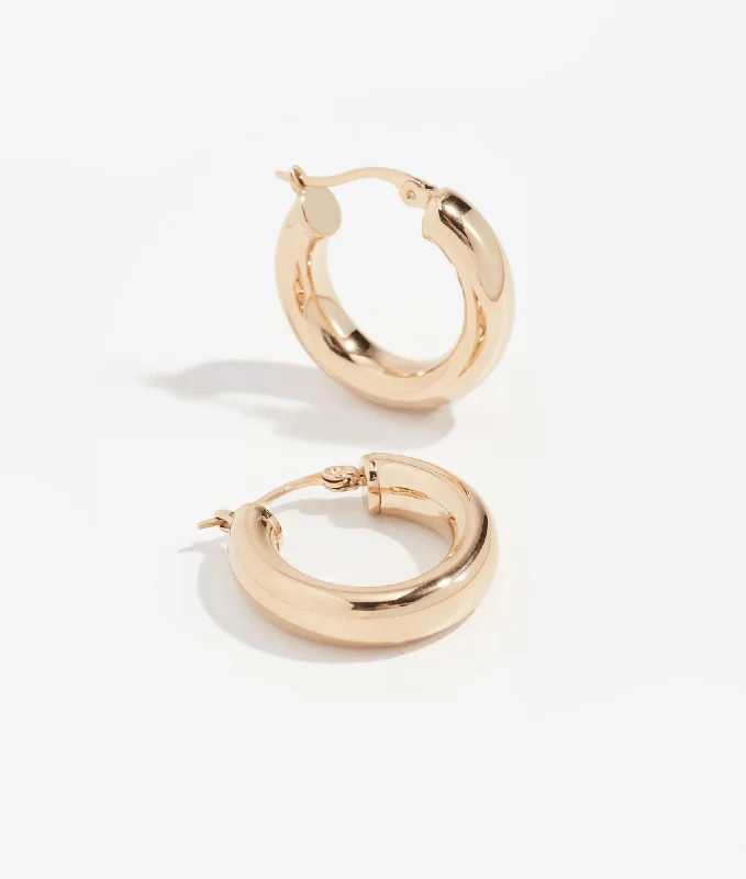 Best hoop earrings with smooth ceramic finishes for a polished, clean style-Dominique Hoop