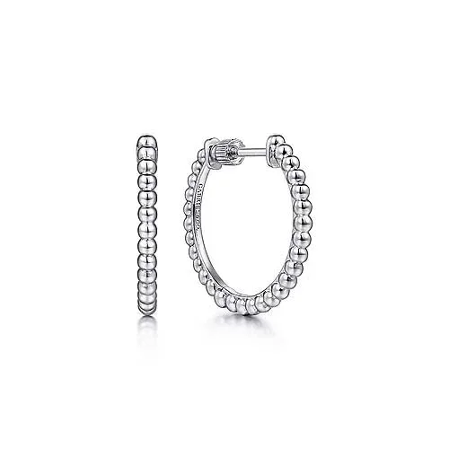 Hoop earrings with polished metal for a shiny and high-quality finish-Gabriel & Co. 20MM Bujukan Classic Hoop Earrings