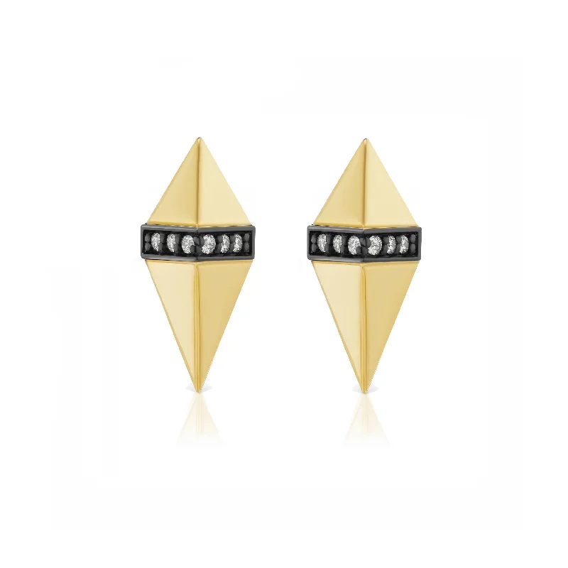 Hoop earrings with oversized designs for a bold, fashion-forward statement-Oversized Pietra Studs