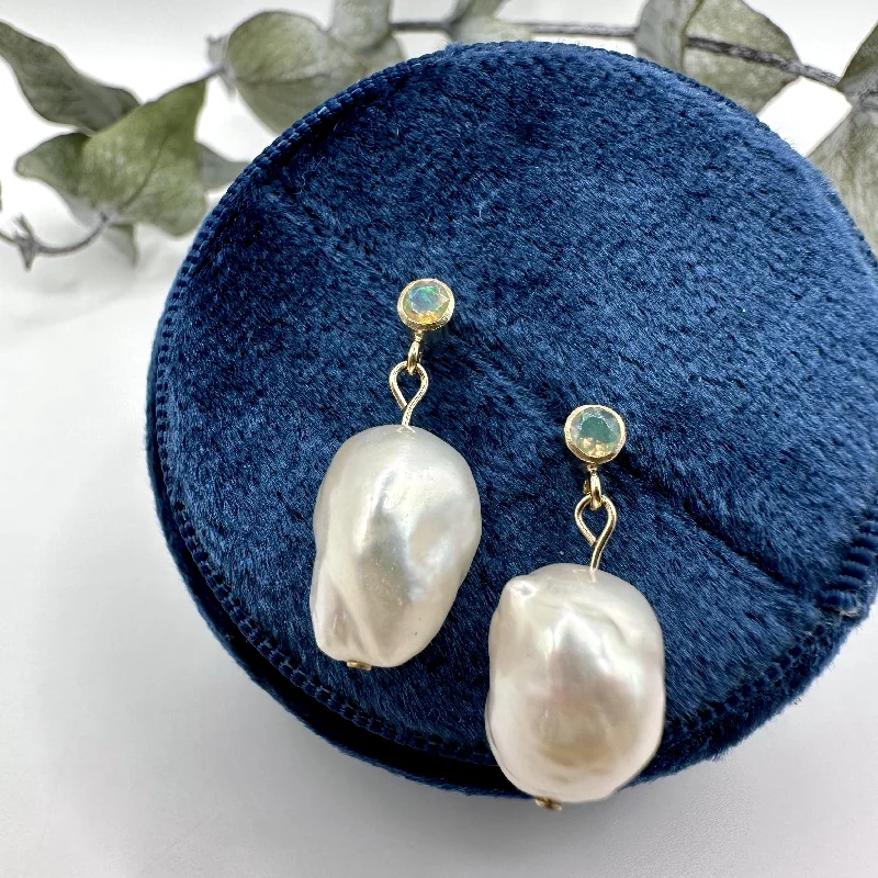 Best hoop earrings with satin ribbons for a soft, feminine appearance-XL Pearl and Birthstone Studs