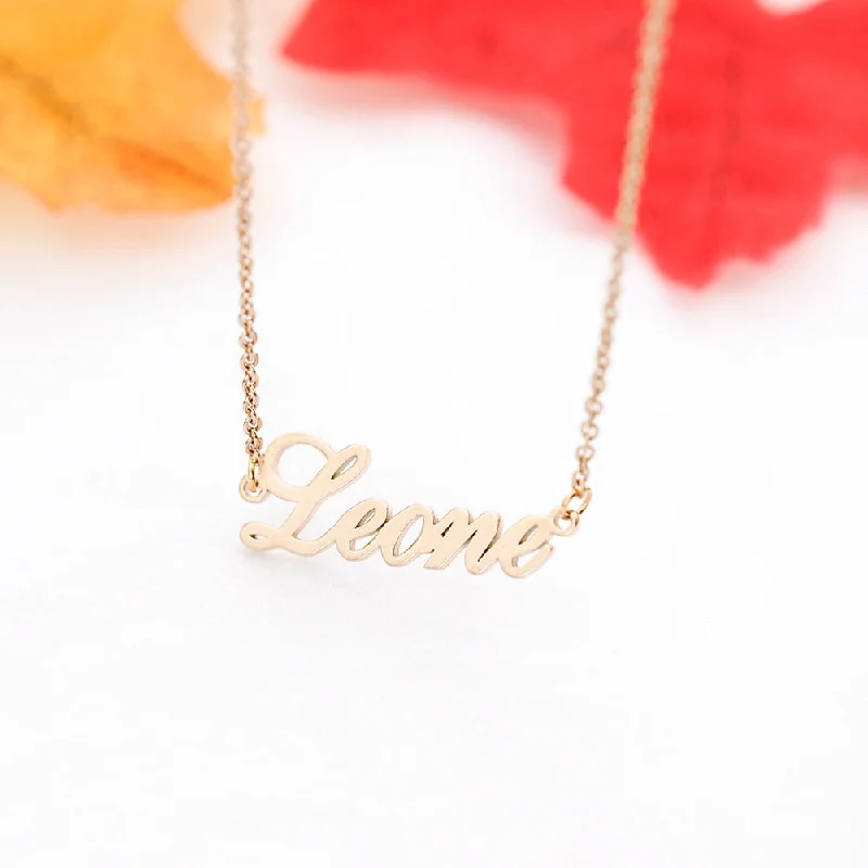 Unique necklaces and pendants with tree of life motifs for nature-inspired elegance-Personalized Any Name Necklace Women Choker