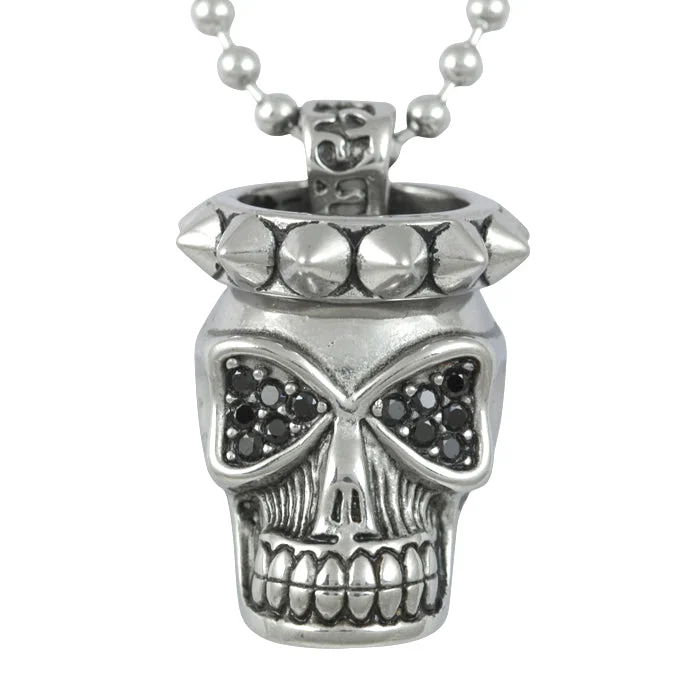 Best necklaces and pendants with minimalist pendants for a sleek, understated look-Skull and Spikes Necklace