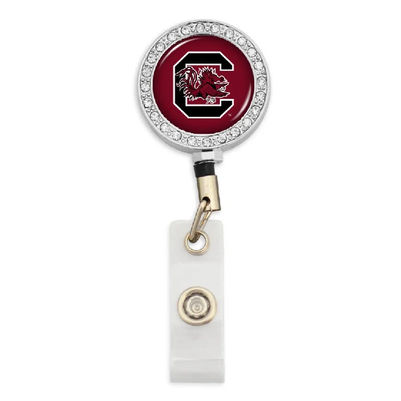 Stunning necklaces and pendants with birthstone pendants for a personal touch-South Carolina Gamecocks NCAA Crystal Badge Reel