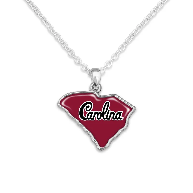 Simple necklaces and pendants with tiny charms for a delicate and casual vibe-State of Mind Carolina Script Necklace